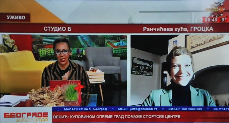 ТВ Студио Б: Видео-гостовање у знаку културне баштине